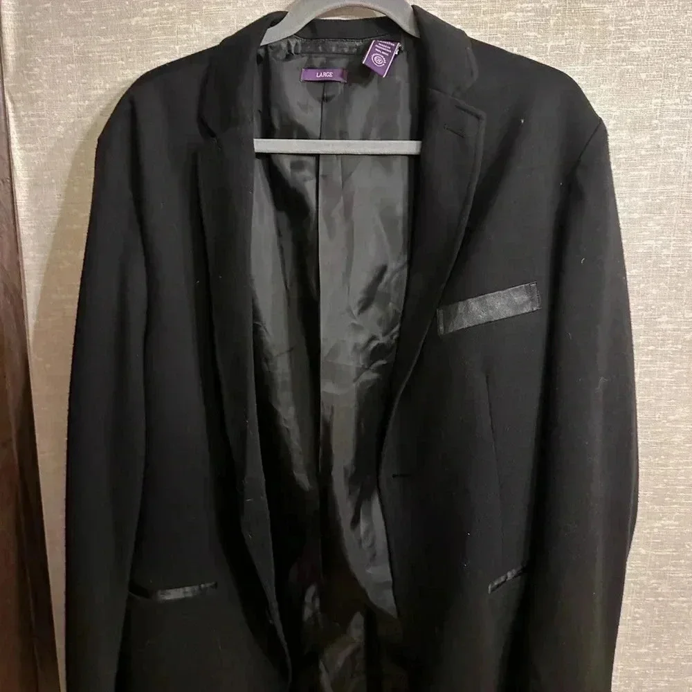 American‎ Rags Button Up Blazer Black Size Large